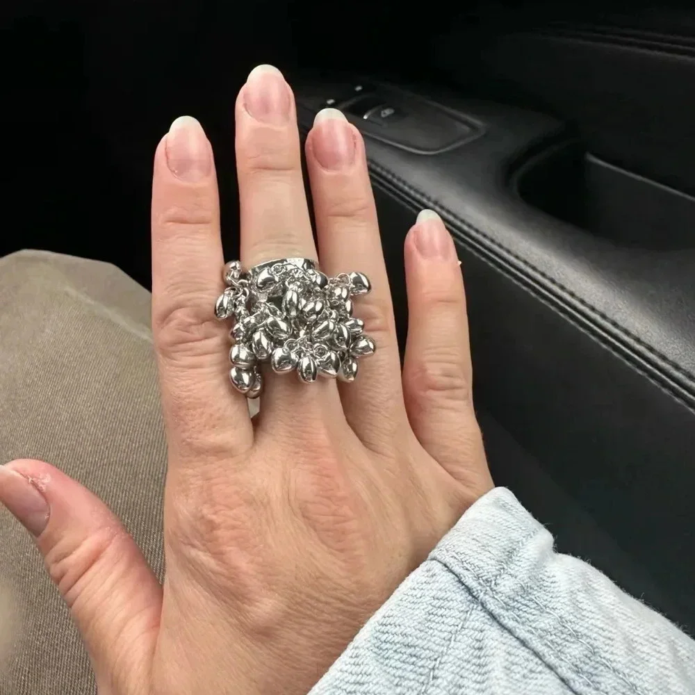 Baroque Ball Cluster Ring